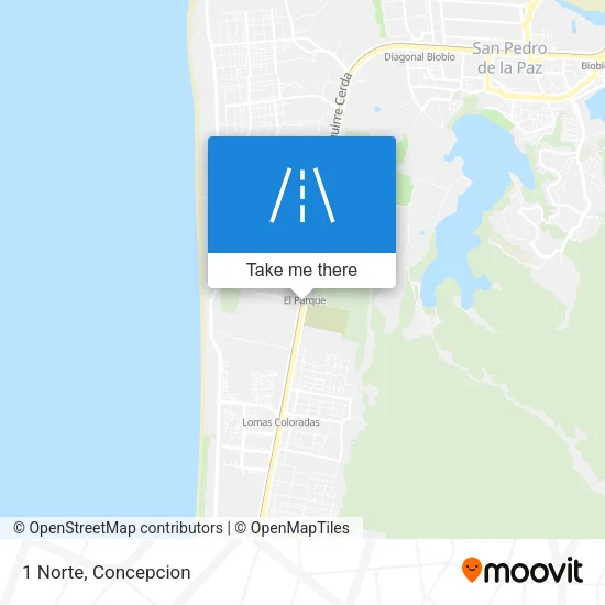 Mapa de 1 Norte