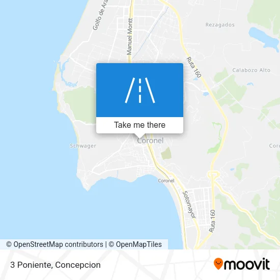 Mapa de 3 Poniente
