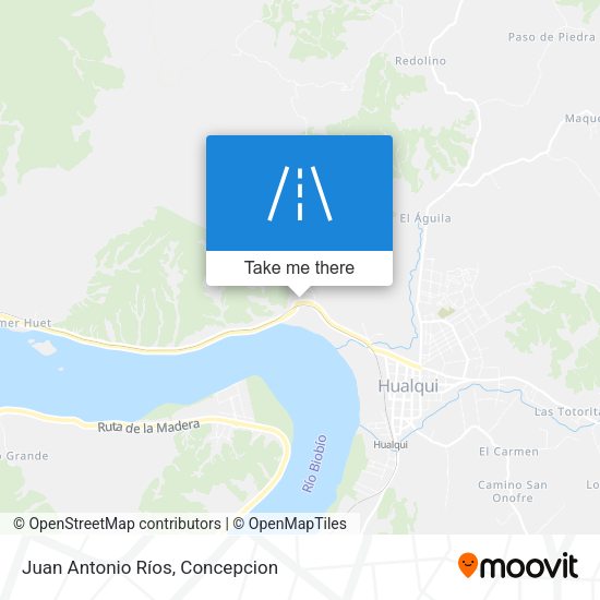 Juan Antonio Ríos map