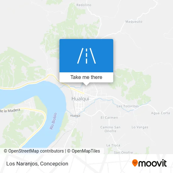 Los Naranjos map