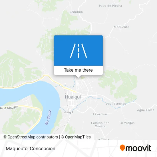Maqueuto map