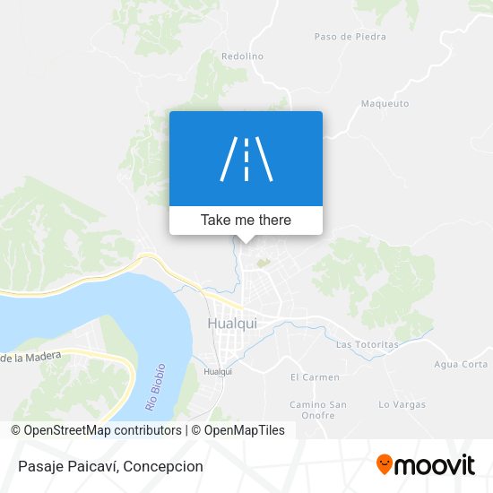 Pasaje Paicaví map