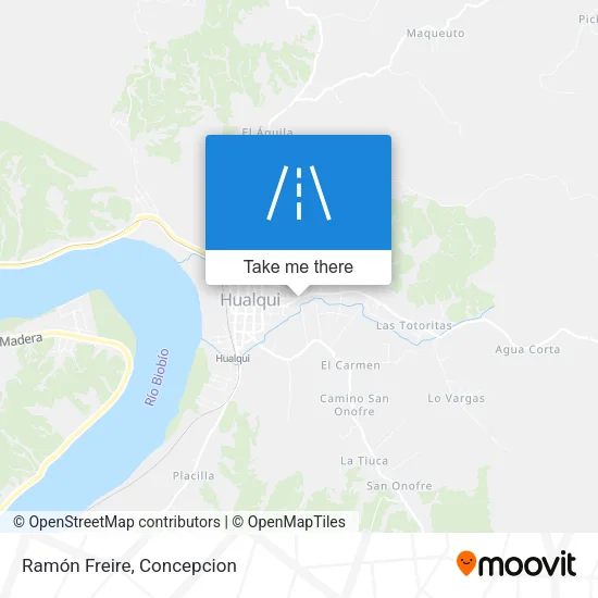 Ramón Freire map