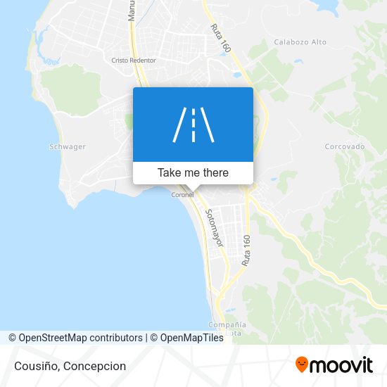 Cousiño map