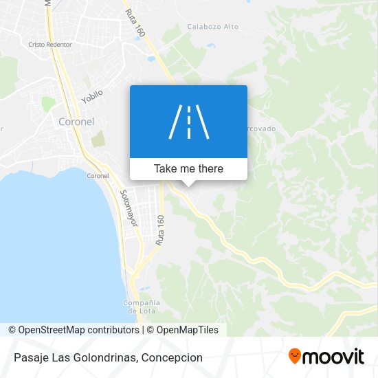 Pasaje Las Golondrinas map