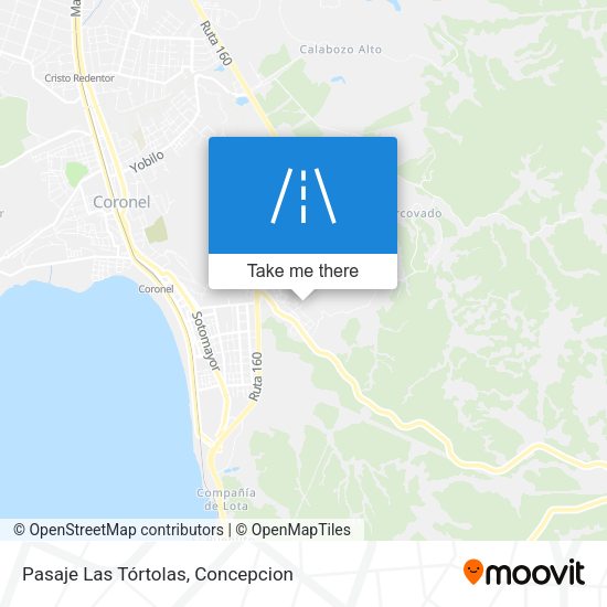 Pasaje Las Tórtolas map
