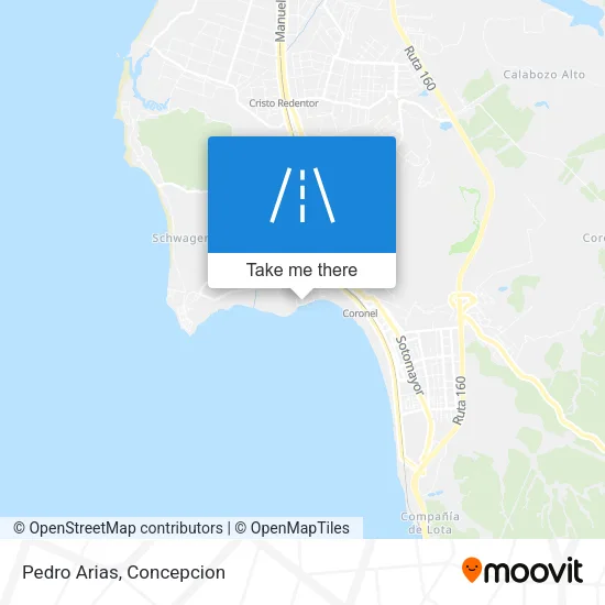 Pedro Arias map