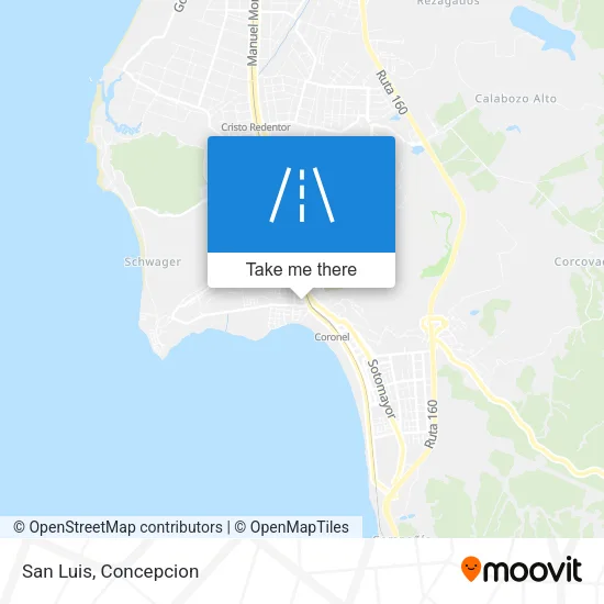 San Luis map