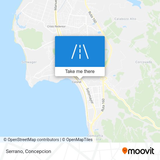 Mapa de Serrano