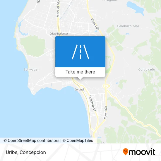 Mapa de Uribe