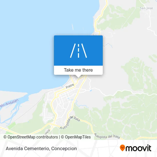 Avenida Cementerio map