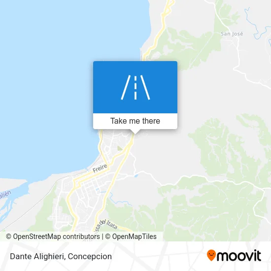 Dante Alighieri map