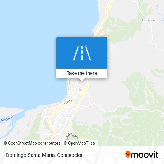 Domingo Santa María map