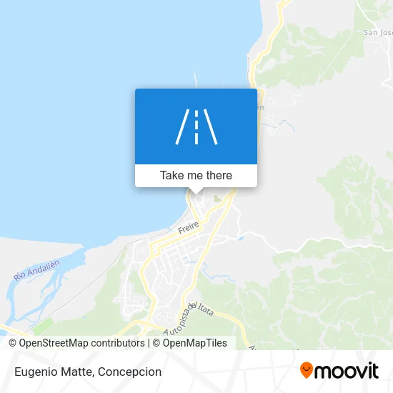 Mapa de Eugenio Matte