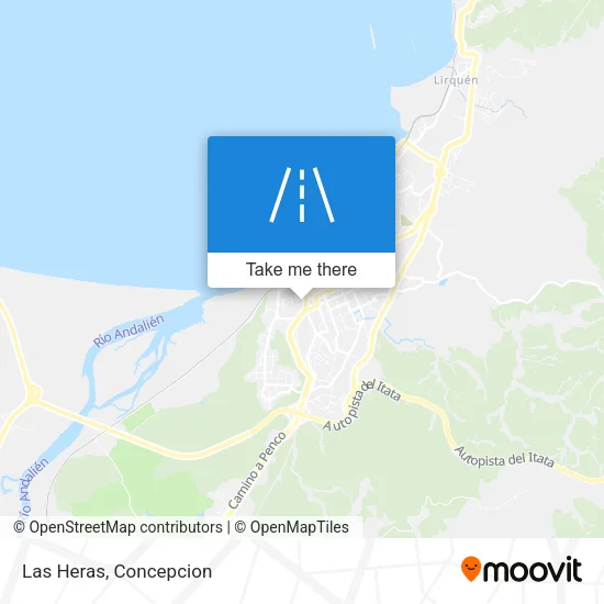 Mapa de Las Heras