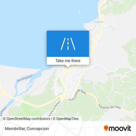 Mapa de Membrillar