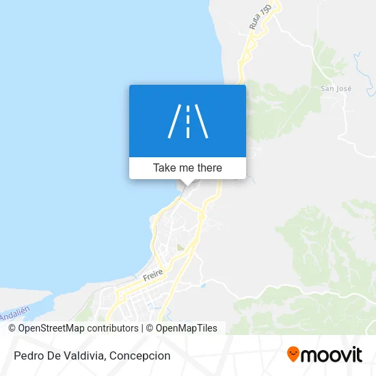 Pedro De Valdivia map