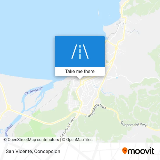 Mapa de San Vicente