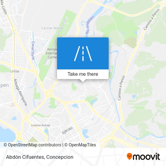 Abdón Cifuentes map