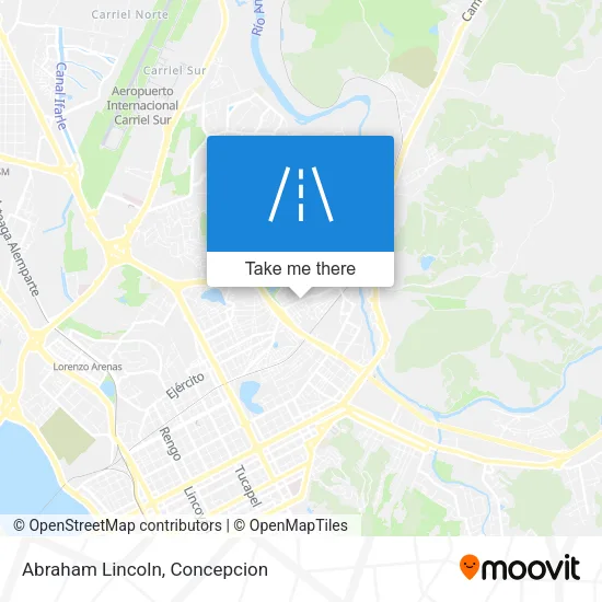Abraham Lincoln map