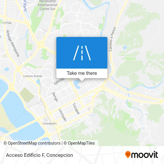 Mapa de Acceso Edificio F