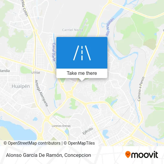 Alonso García De Ramón map