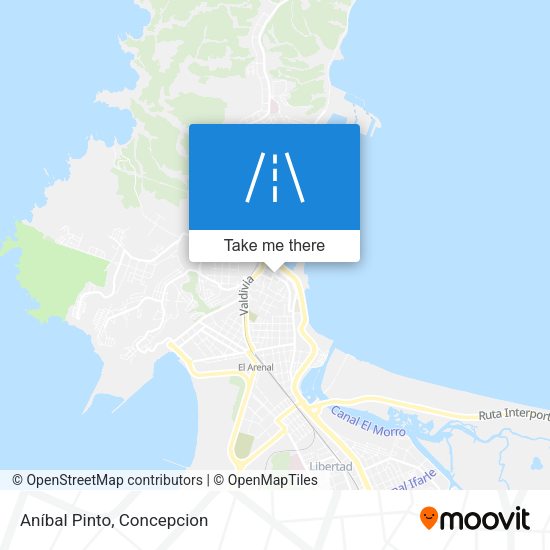 Aníbal Pinto map