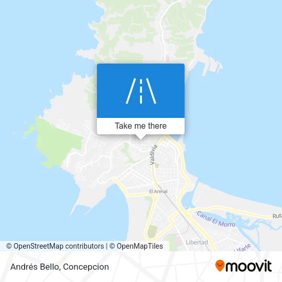 Andrés Bello map