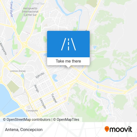Mapa de Antena