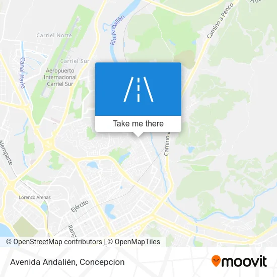 Mapa de Avenida Andalién