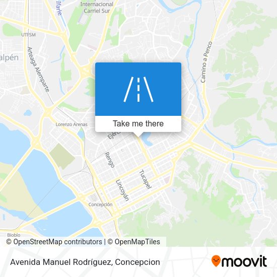 Mapa de Avenida Manuel Rodríguez