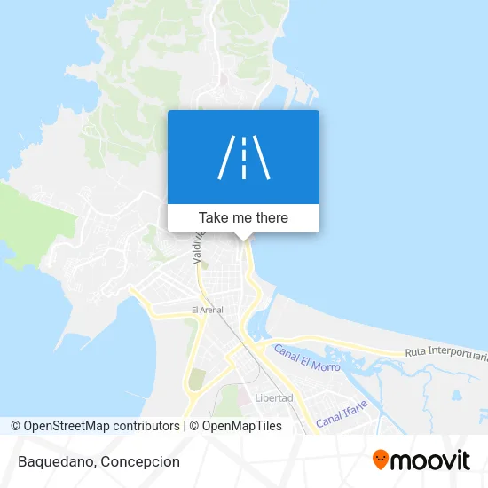 Mapa de Baquedano