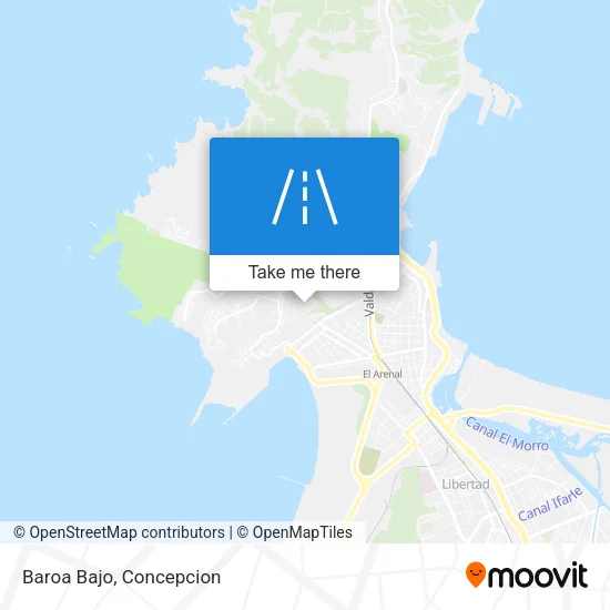 Baroa Bajo map