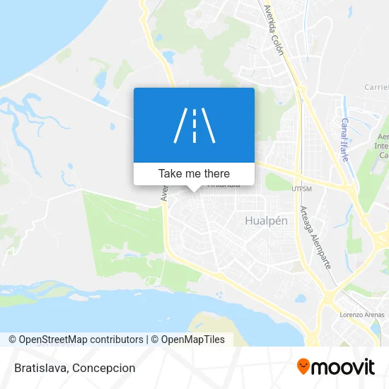 Mapa de Bratislava