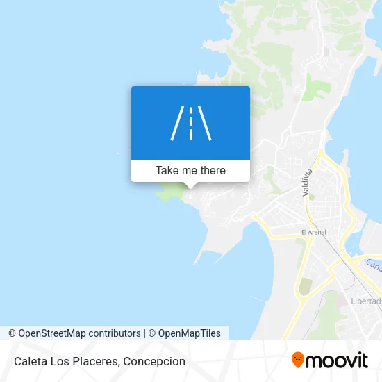 Mapa de Caleta Los Placeres