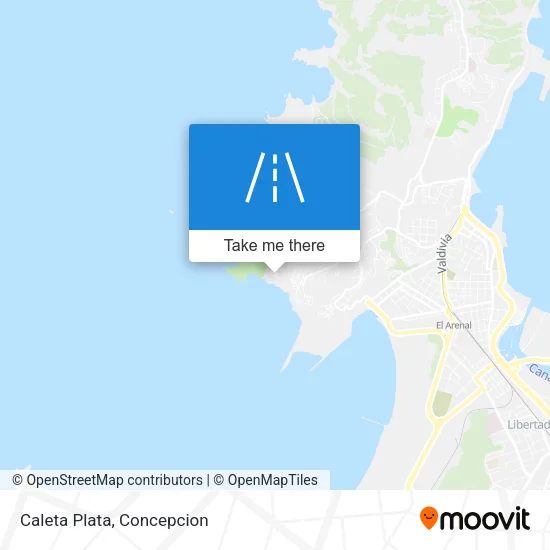 Caleta Plata map