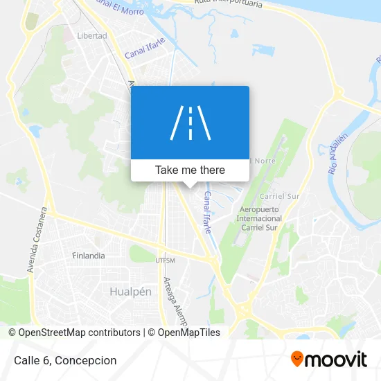 Calle 6 map