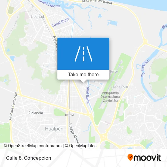 Calle 8 map