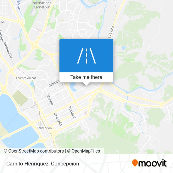 Camilo Henríquez map
