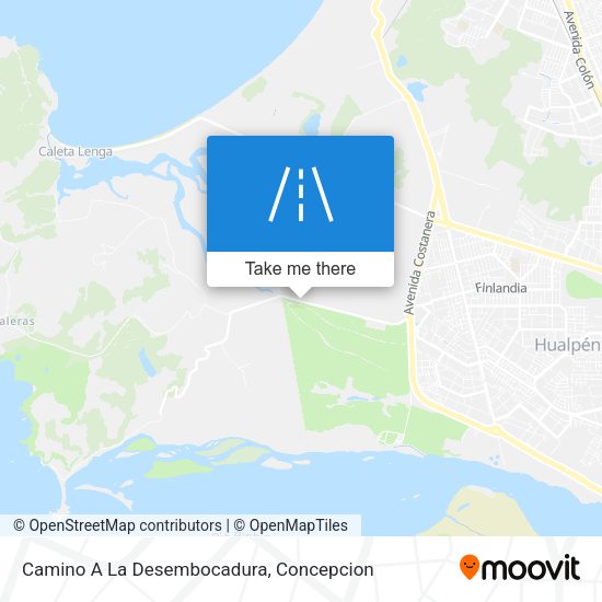 Camino A La Desembocadura map