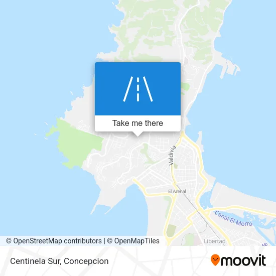 Centinela Sur map