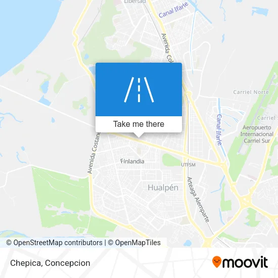 Chepica map