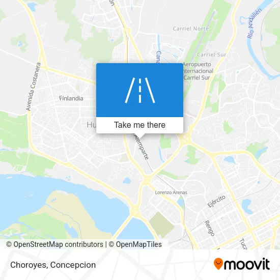 Choroyes map