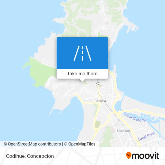 Mapa de Codihue