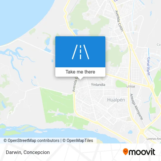 Darwin map