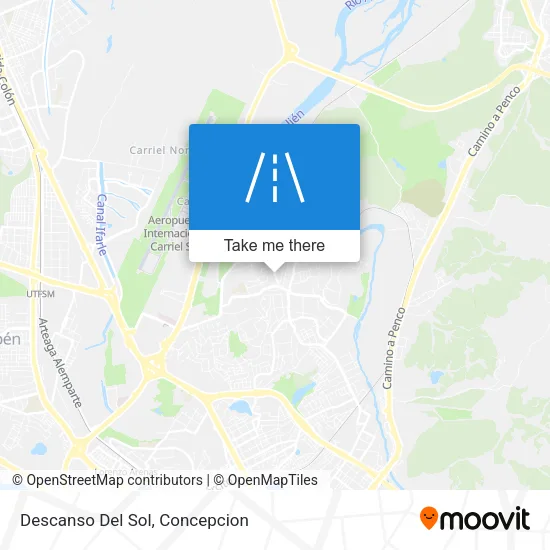 Mapa de Descanso Del Sol