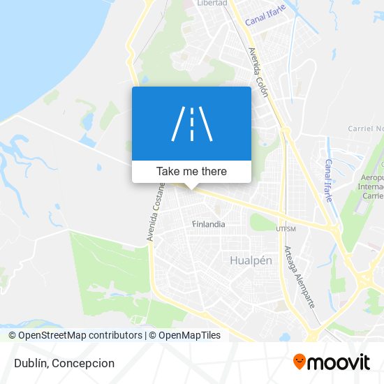 Dublín map
