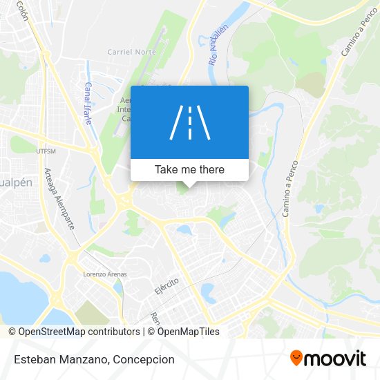 Esteban Manzano map
