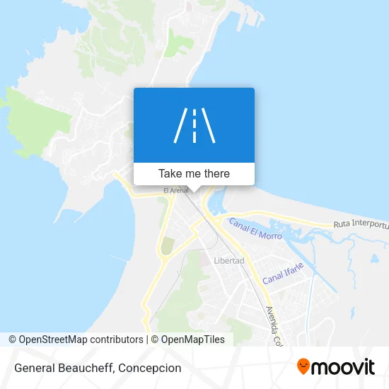 Mapa de General Beaucheff