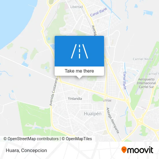 Huara map